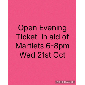 Open Evening Ticket